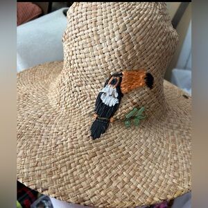 Women hats designer Peter grimm sun hats with stretch head band inside hat.